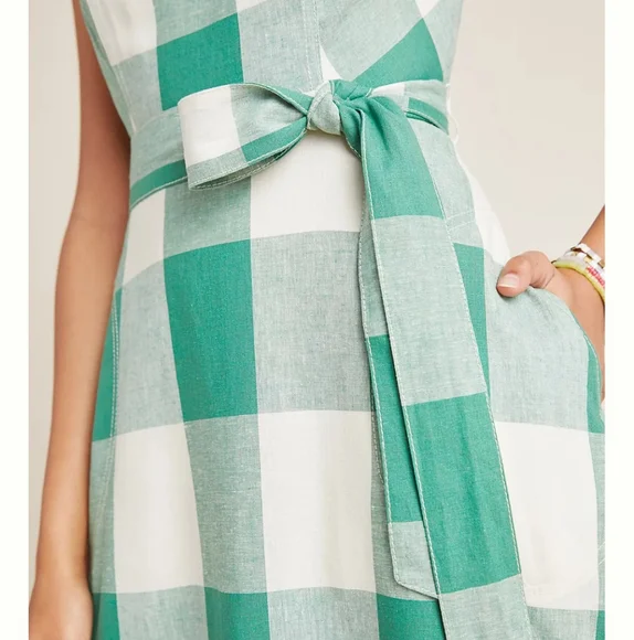 Anthropologie Maeve Greta Gingham Dress - Picture 5 of 12
